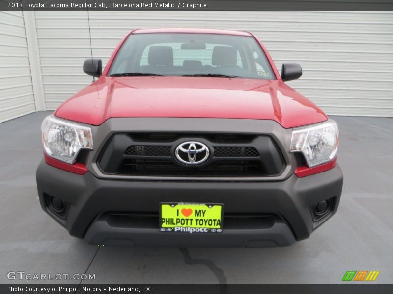 Barcelona Red Metallic / Graphite 2013 Toyota Tacoma Regular Cab