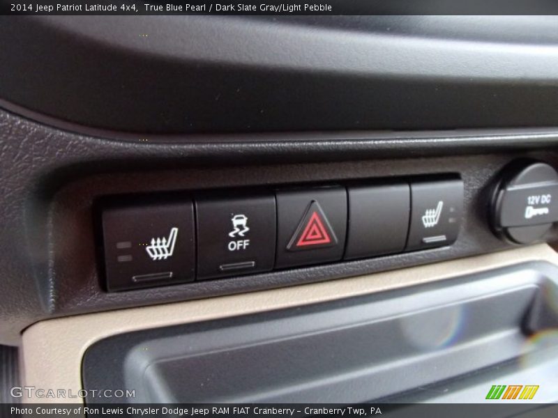 True Blue Pearl / Dark Slate Gray/Light Pebble 2014 Jeep Patriot Latitude 4x4