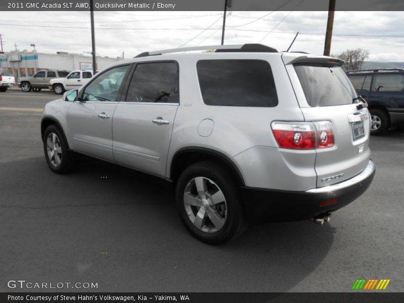 Quicksilver Metallic / Ebony 2011 GMC Acadia SLT AWD