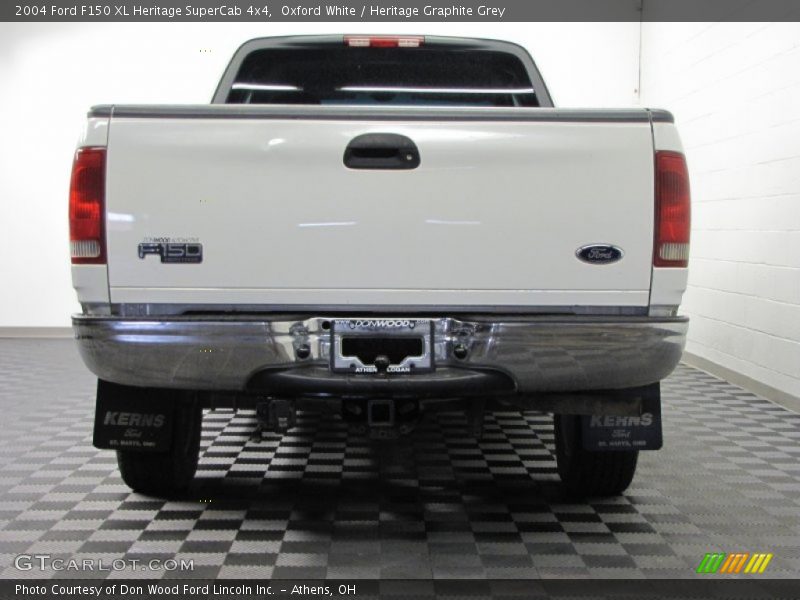 Oxford White / Heritage Graphite Grey 2004 Ford F150 XL Heritage SuperCab 4x4