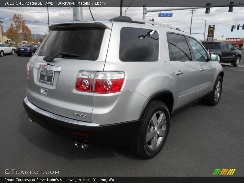 Quicksilver Metallic / Ebony 2011 GMC Acadia SLT AWD