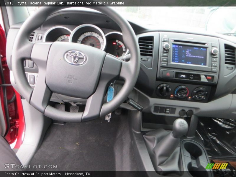 Barcelona Red Metallic / Graphite 2013 Toyota Tacoma Regular Cab