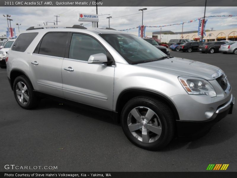 Quicksilver Metallic / Ebony 2011 GMC Acadia SLT AWD