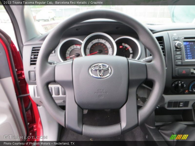 Barcelona Red Metallic / Graphite 2013 Toyota Tacoma Regular Cab