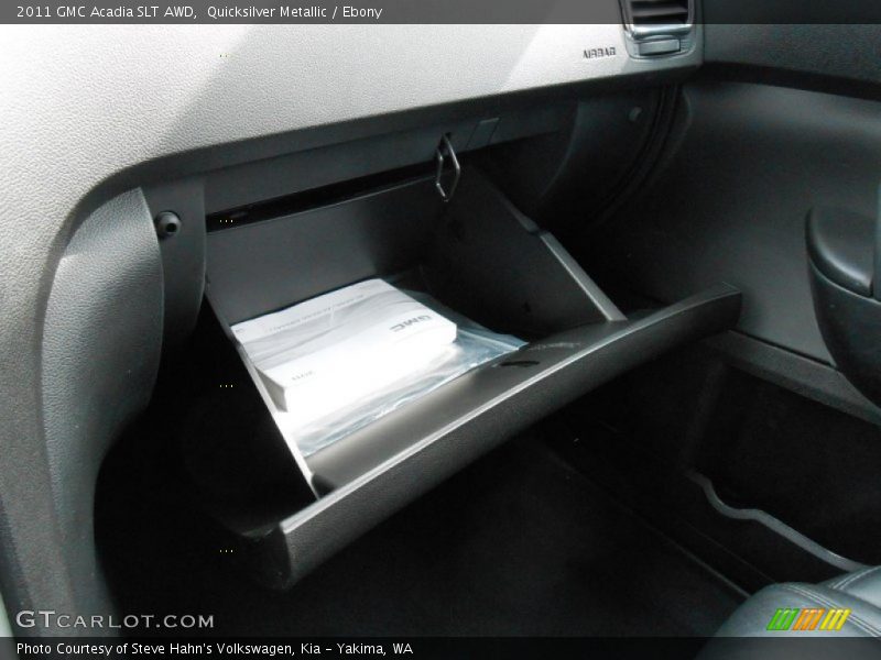 Quicksilver Metallic / Ebony 2011 GMC Acadia SLT AWD