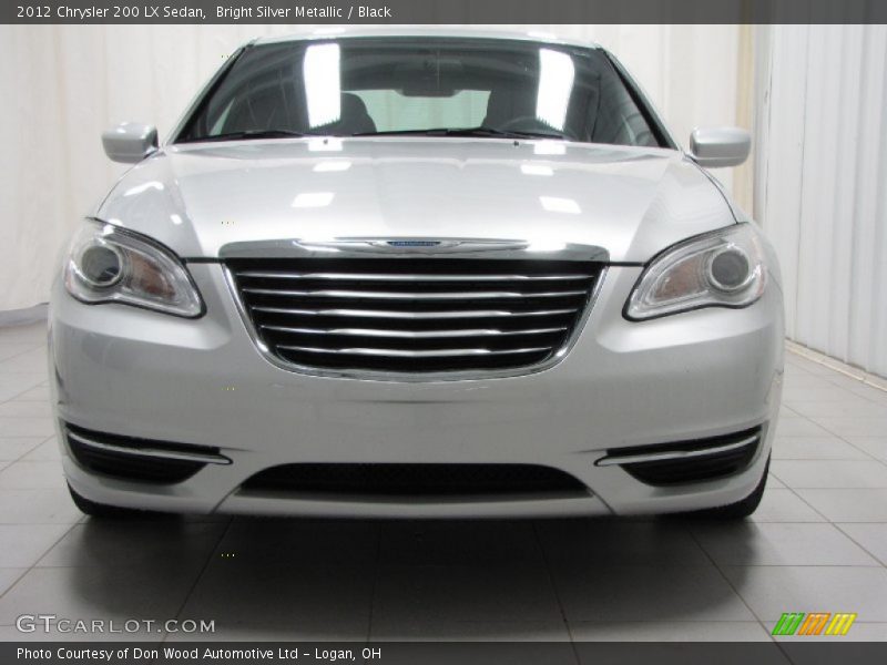 Bright Silver Metallic / Black 2012 Chrysler 200 LX Sedan