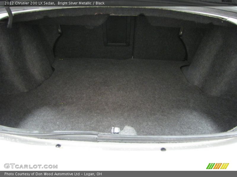 Bright Silver Metallic / Black 2012 Chrysler 200 LX Sedan