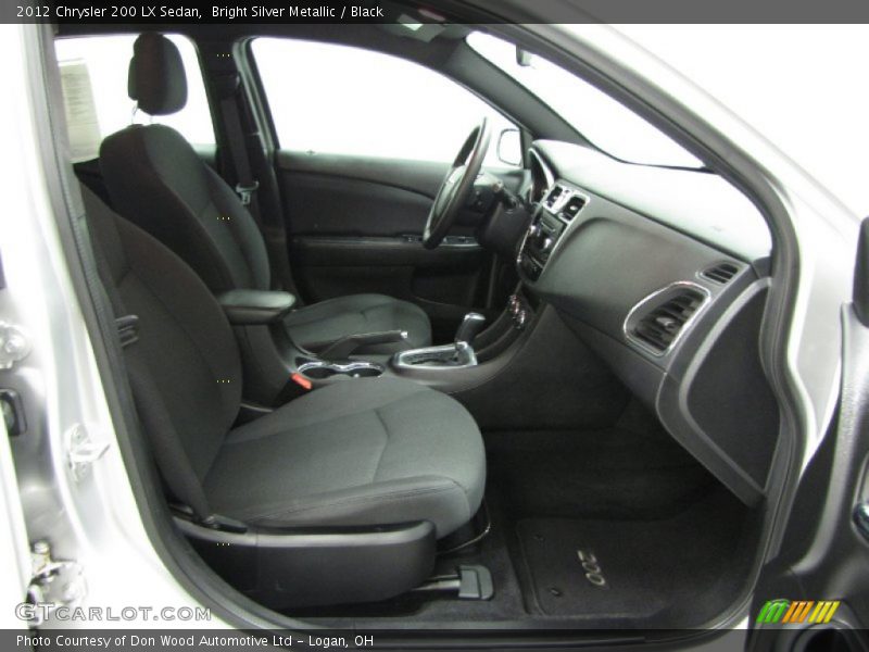 Bright Silver Metallic / Black 2012 Chrysler 200 LX Sedan