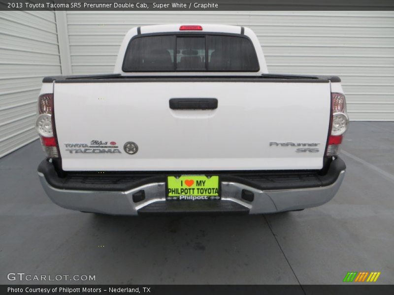 Super White / Graphite 2013 Toyota Tacoma SR5 Prerunner Double Cab