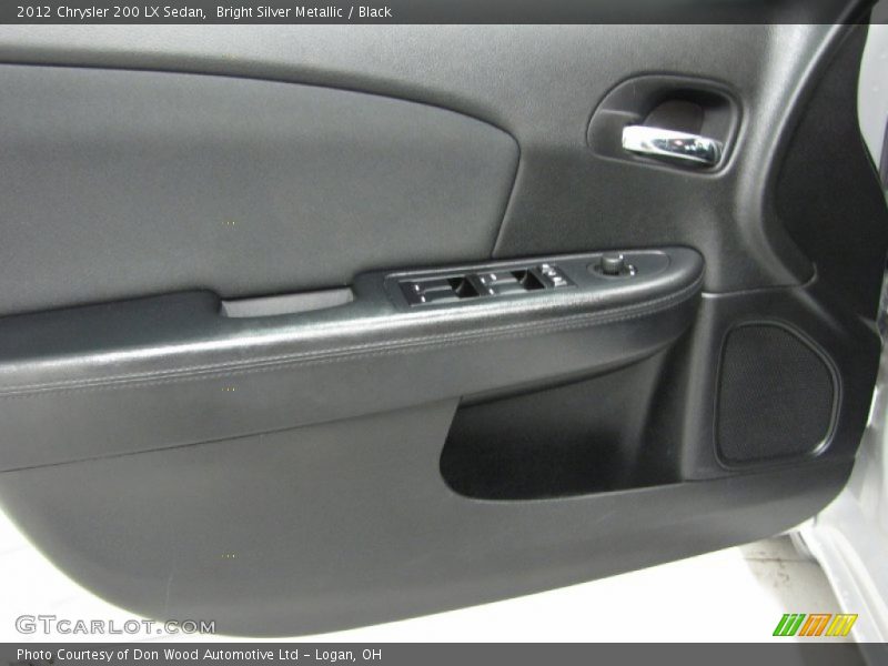 Bright Silver Metallic / Black 2012 Chrysler 200 LX Sedan