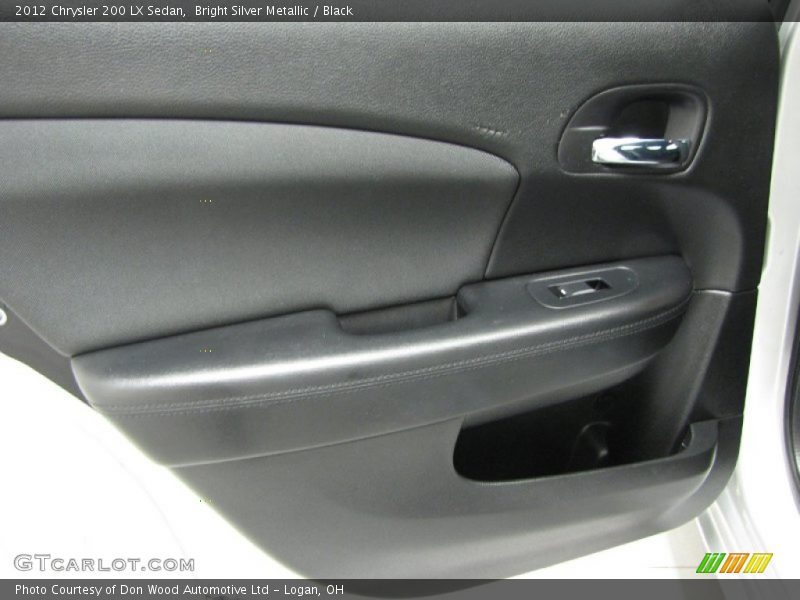 Bright Silver Metallic / Black 2012 Chrysler 200 LX Sedan