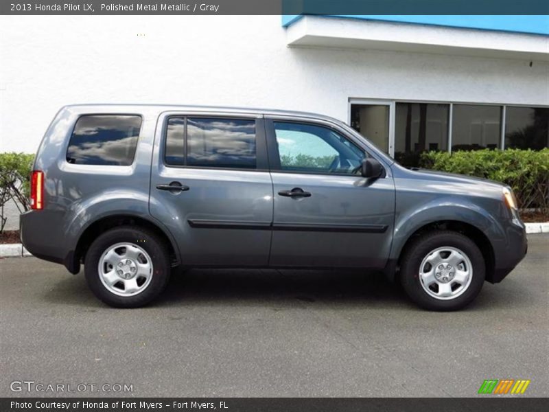 Polished Metal Metallic / Gray 2013 Honda Pilot LX