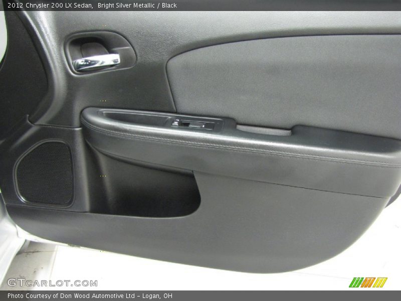 Bright Silver Metallic / Black 2012 Chrysler 200 LX Sedan