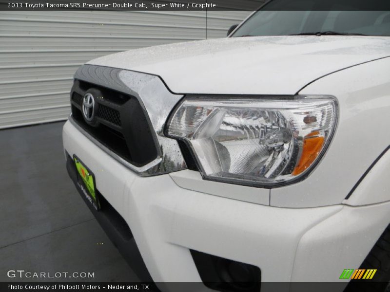 Super White / Graphite 2013 Toyota Tacoma SR5 Prerunner Double Cab