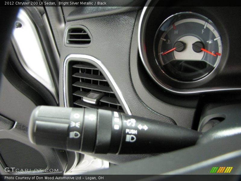 Bright Silver Metallic / Black 2012 Chrysler 200 LX Sedan