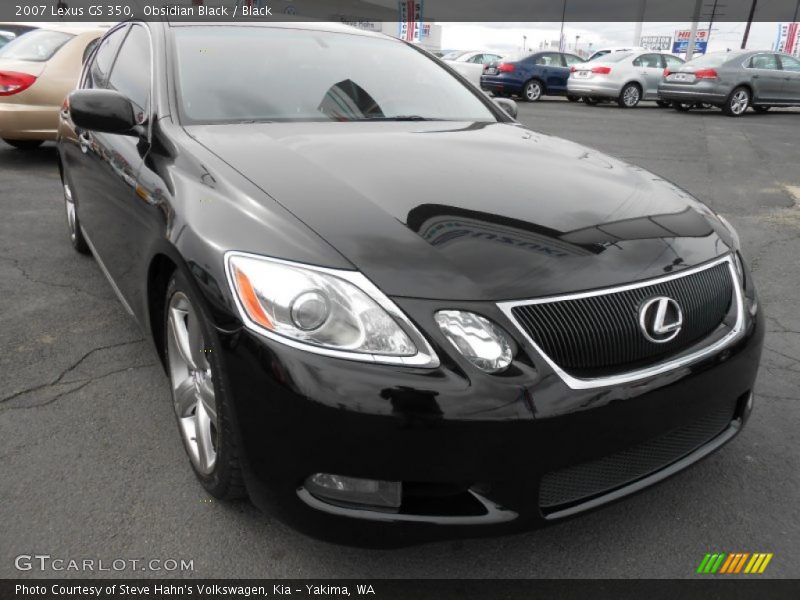 Obsidian Black / Black 2007 Lexus GS 350