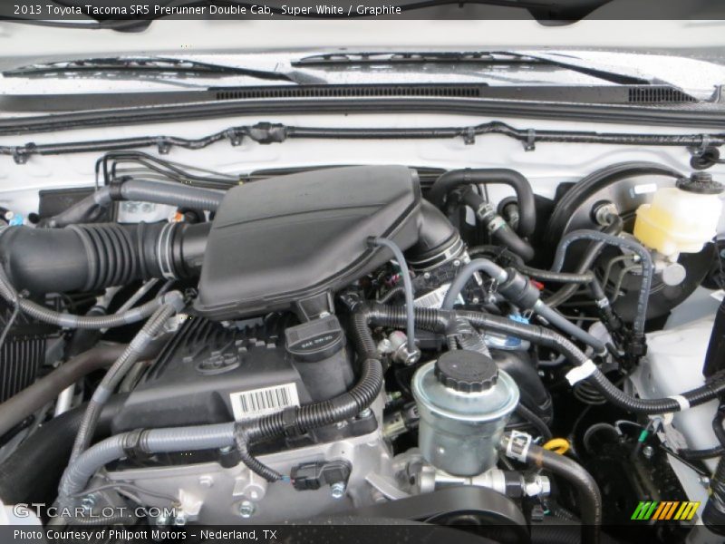 Super White / Graphite 2013 Toyota Tacoma SR5 Prerunner Double Cab
