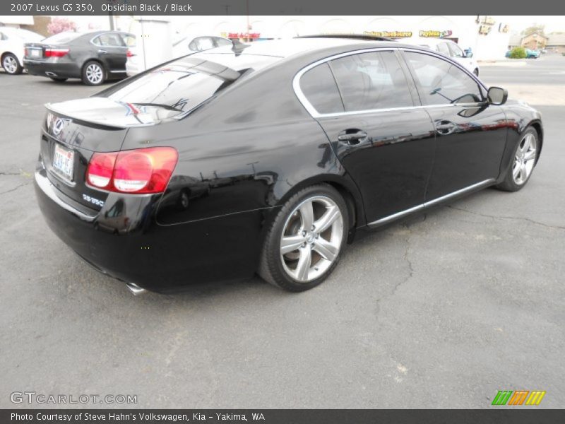 Obsidian Black / Black 2007 Lexus GS 350