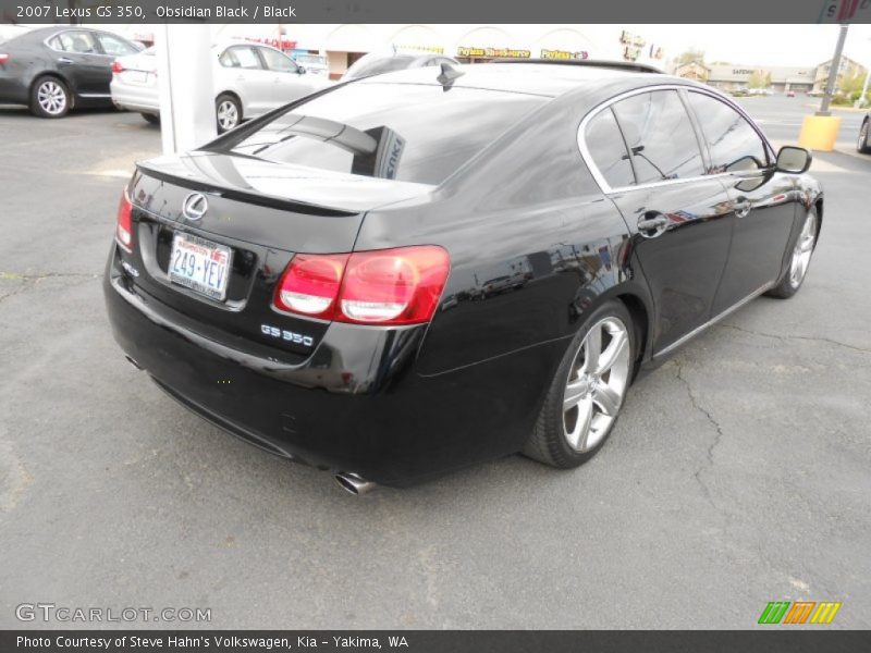 Obsidian Black / Black 2007 Lexus GS 350