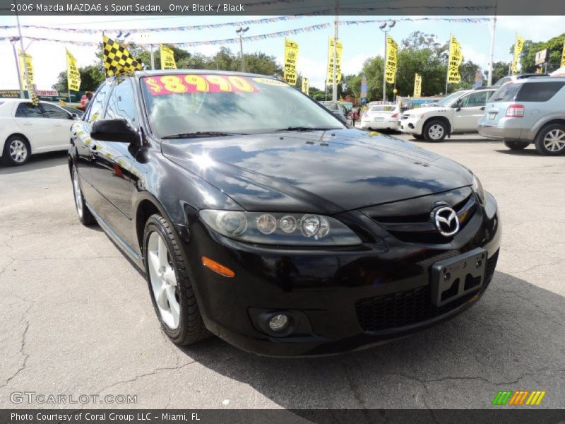 Onyx Black / Black 2006 Mazda MAZDA6 s Sport Sedan