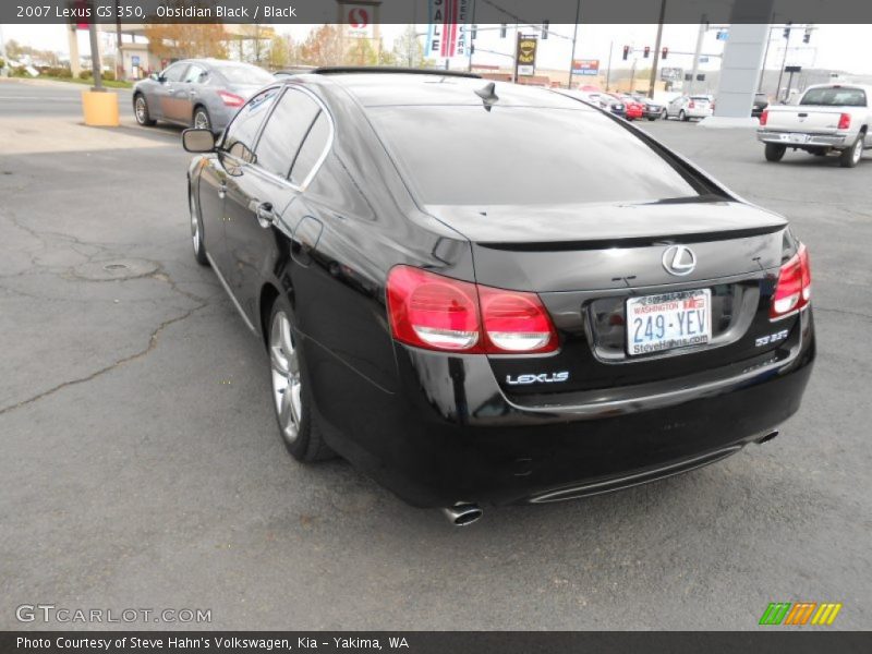 Obsidian Black / Black 2007 Lexus GS 350
