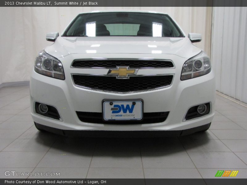 Summit White / Jet Black 2013 Chevrolet Malibu LT