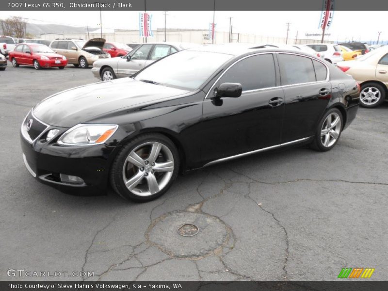 Obsidian Black / Black 2007 Lexus GS 350