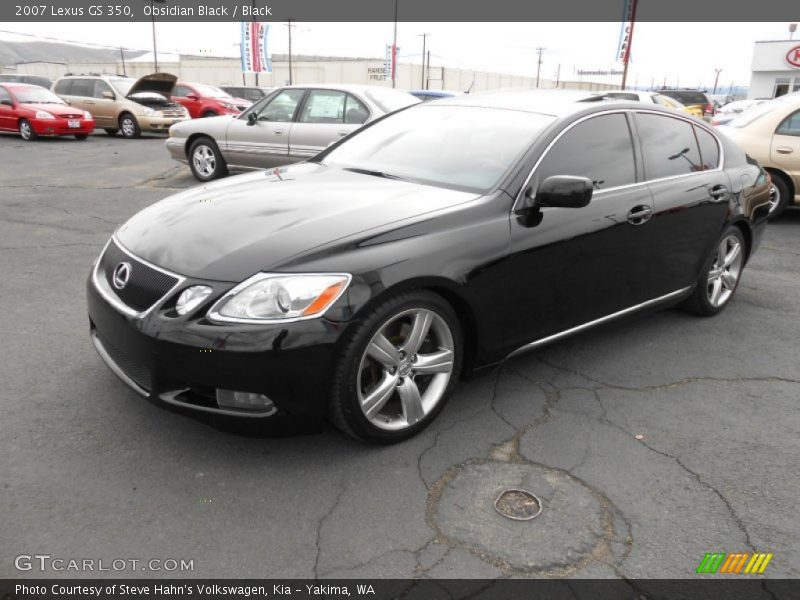 Obsidian Black / Black 2007 Lexus GS 350