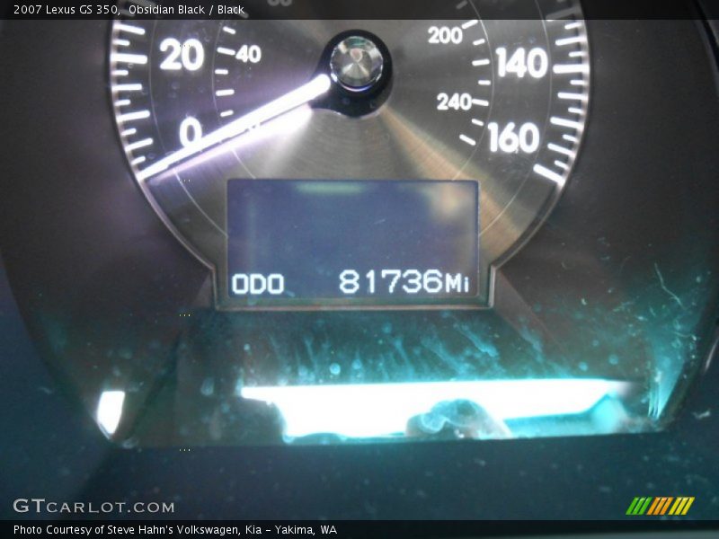 Obsidian Black / Black 2007 Lexus GS 350