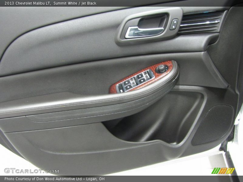 Summit White / Jet Black 2013 Chevrolet Malibu LT