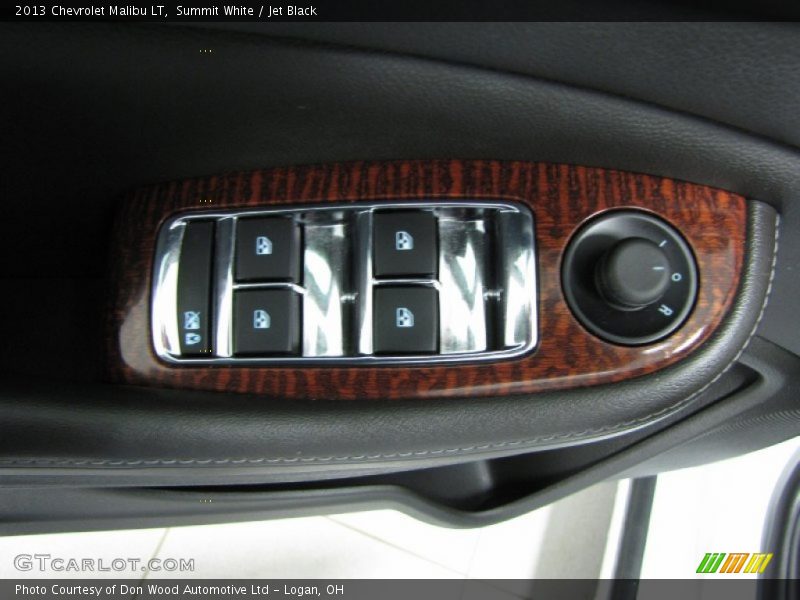 Summit White / Jet Black 2013 Chevrolet Malibu LT