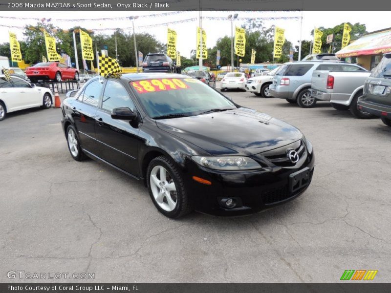 Onyx Black / Black 2006 Mazda MAZDA6 s Sport Sedan