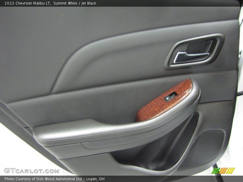 Summit White / Jet Black 2013 Chevrolet Malibu LT