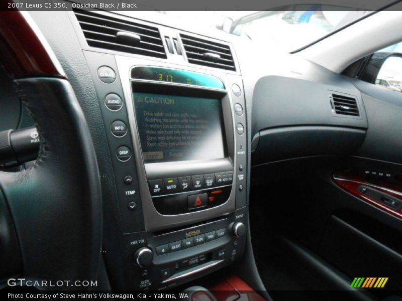 Obsidian Black / Black 2007 Lexus GS 350