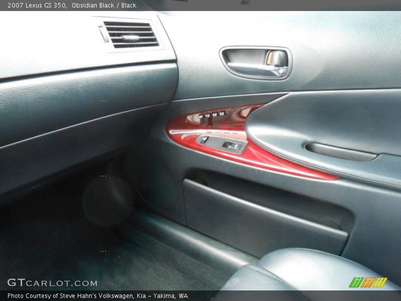 Obsidian Black / Black 2007 Lexus GS 350