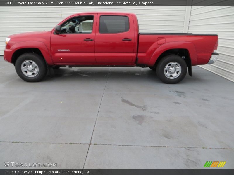 Barcelona Red Metallic / Graphite 2013 Toyota Tacoma V6 SR5 Prerunner Double Cab