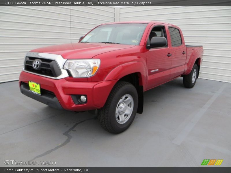 Barcelona Red Metallic / Graphite 2013 Toyota Tacoma V6 SR5 Prerunner Double Cab