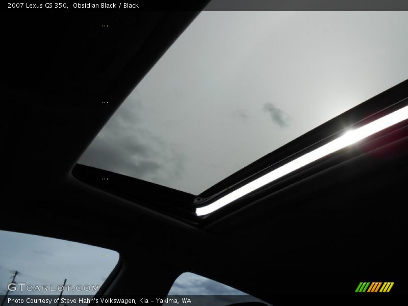 Obsidian Black / Black 2007 Lexus GS 350