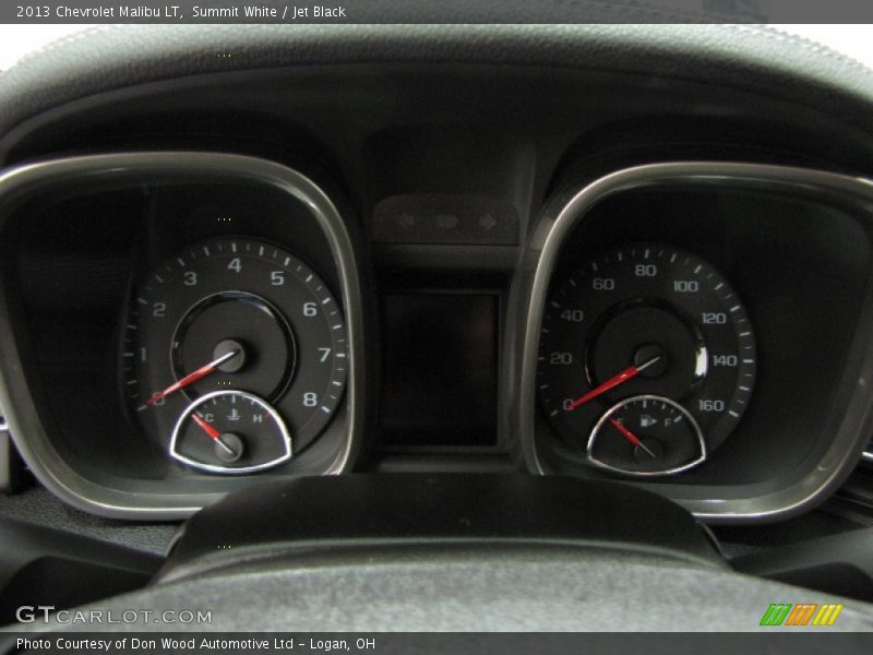 Summit White / Jet Black 2013 Chevrolet Malibu LT
