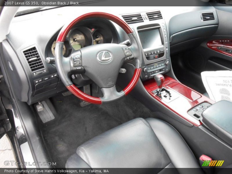 Black Interior - 2007 GS 350 