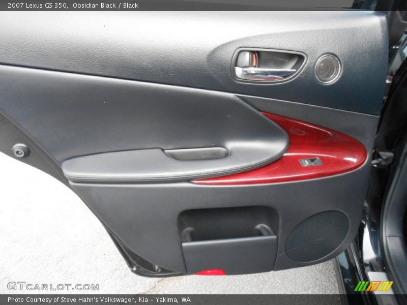 Obsidian Black / Black 2007 Lexus GS 350