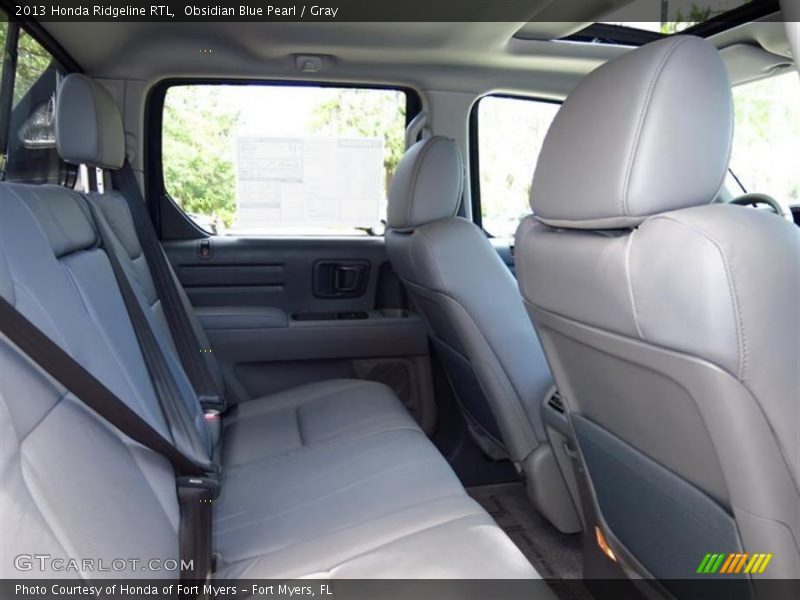 Obsidian Blue Pearl / Gray 2013 Honda Ridgeline RTL