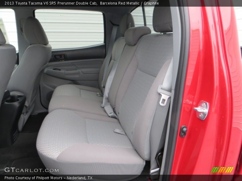 Rear Seat of 2013 Tacoma V6 SR5 Prerunner Double Cab