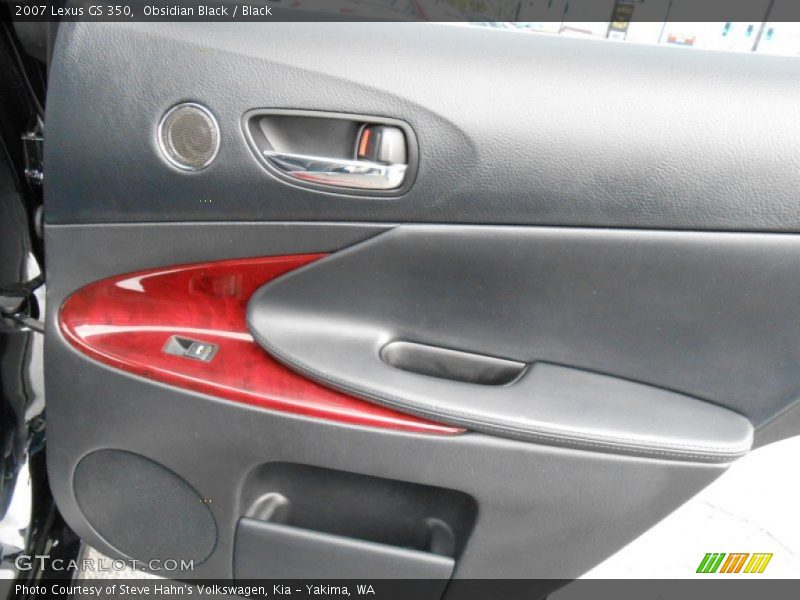 Obsidian Black / Black 2007 Lexus GS 350