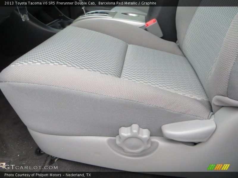 Front Seat of 2013 Tacoma V6 SR5 Prerunner Double Cab