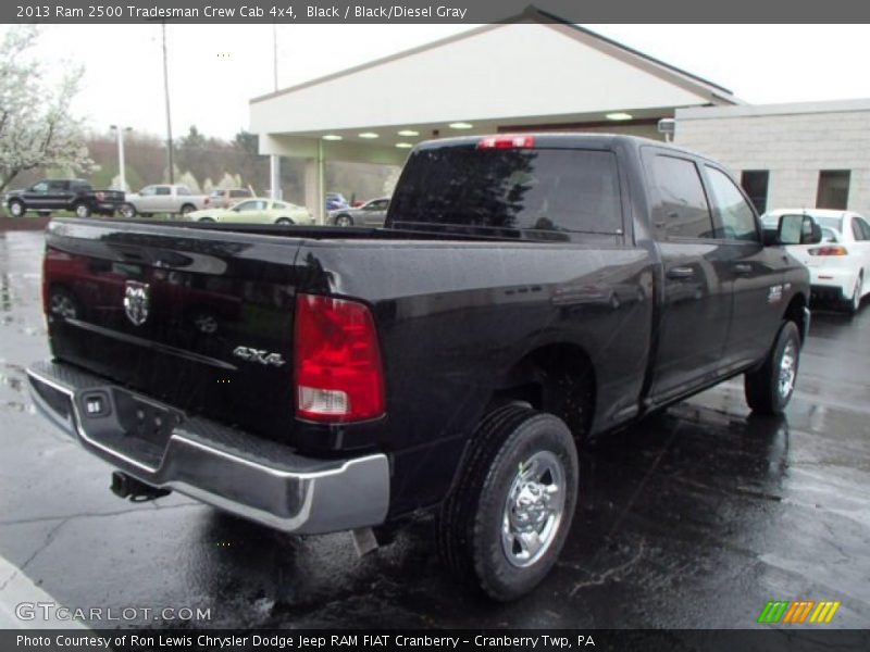 Black / Black/Diesel Gray 2013 Ram 2500 Tradesman Crew Cab 4x4