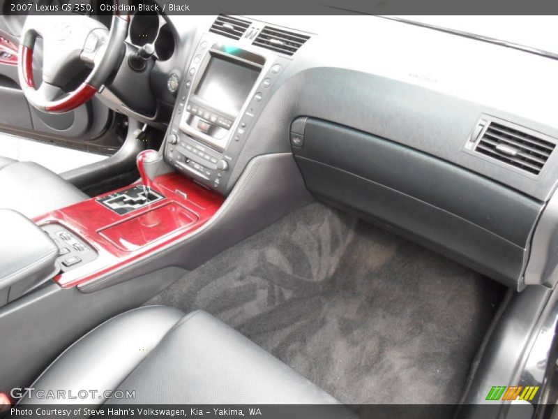 Obsidian Black / Black 2007 Lexus GS 350