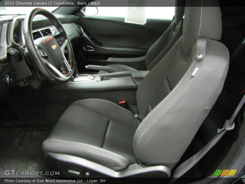  2013 Camaro LT Convertible Black Interior