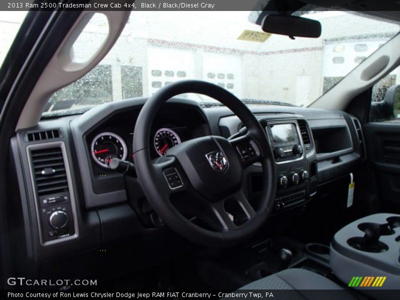 Black / Black/Diesel Gray 2013 Ram 2500 Tradesman Crew Cab 4x4