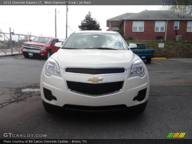 White Diamond Tricoat / Jet Black 2013 Chevrolet Equinox LT